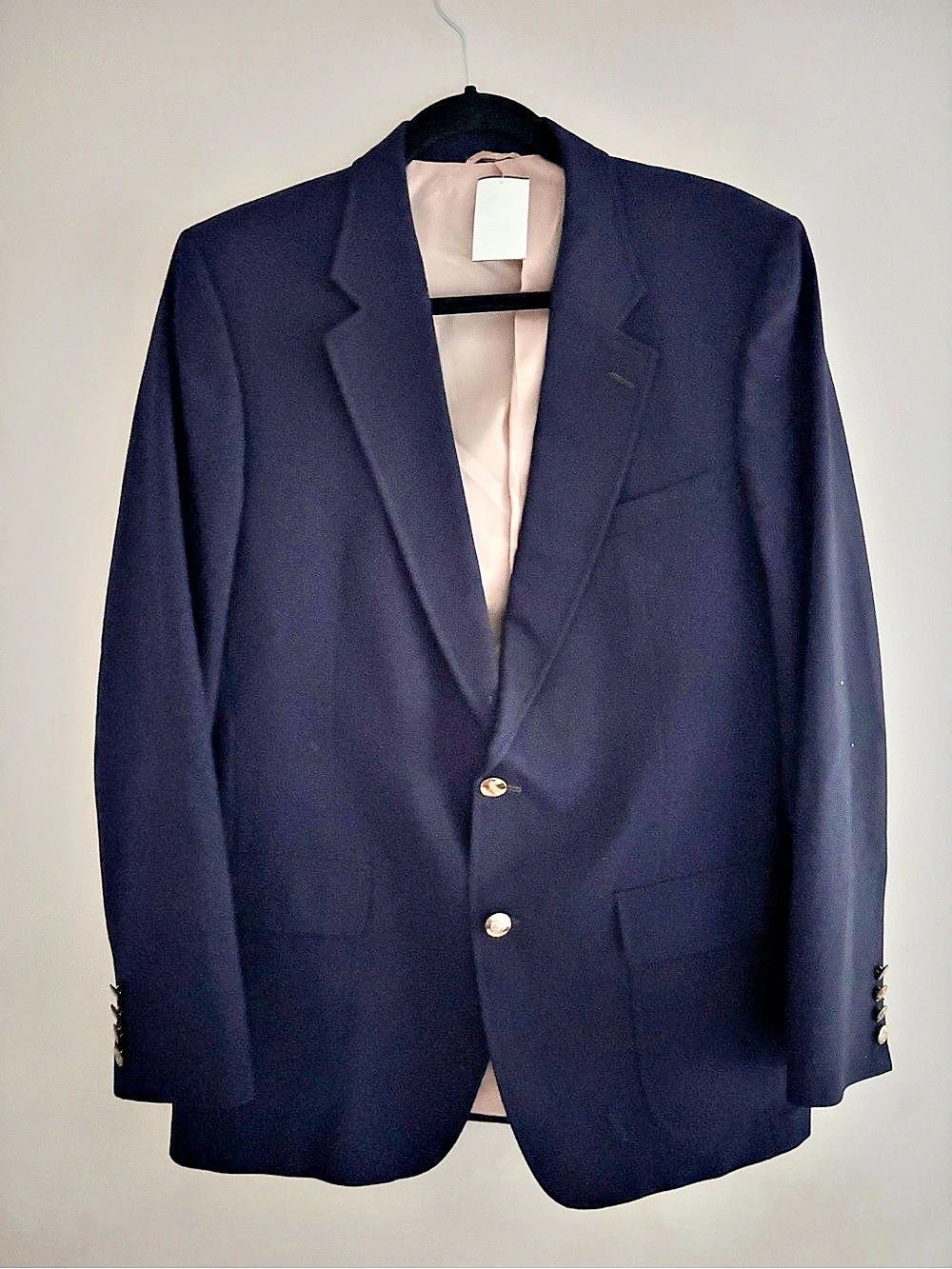 Thompson & Pope Men's Wool Blend Sport Coat in Blue Like New